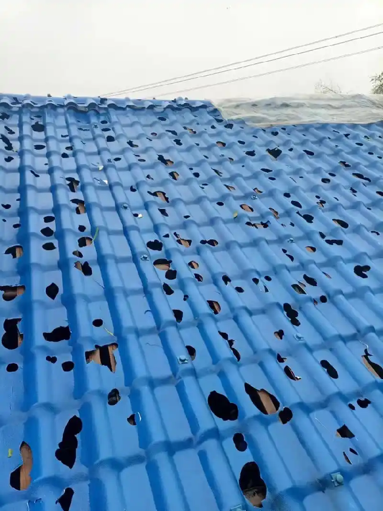 冰雹、暴雨轮番上阵，你的屋顶上的树脂瓦扛得住吗？